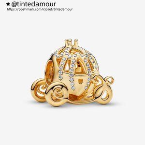 Pandora Disney Cinderella Sparkling Carriage Charm|Pendant